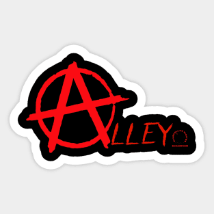 BlueCollarWriter Anarchy logo Sticker